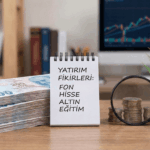 1000 TL ile neye yatırım yapılır rehberi; masada Türk Lirası banknotlar, bozuk paralar ve yatırım fikirleri yazılı not defteri.