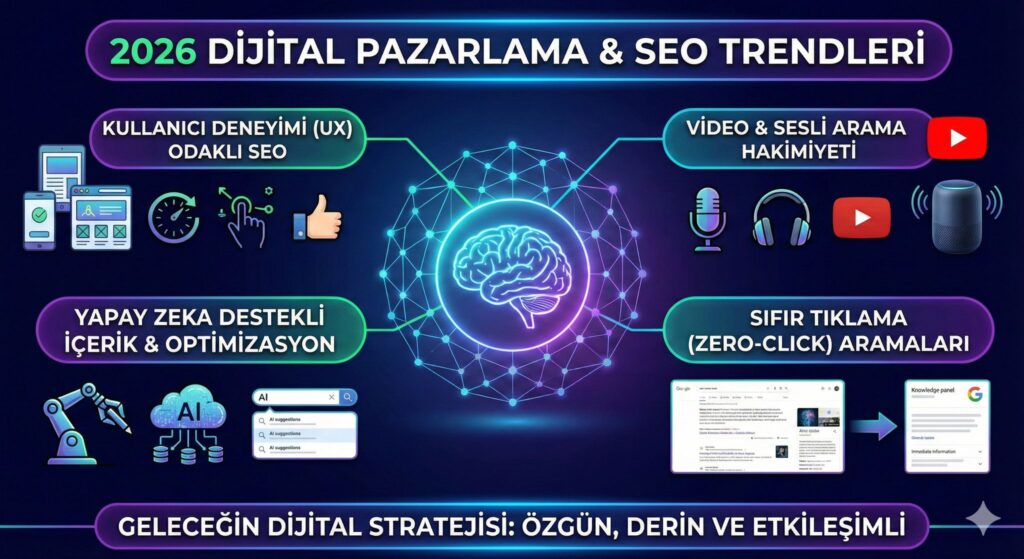 2026 digital marketing and SEO trends and Türkiye Ekonomisi