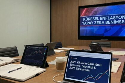 Conference room with presentation screens