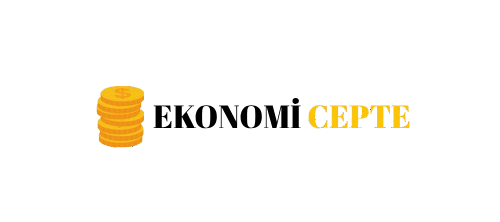 Logo featuring coins and text - EkonomiCepte