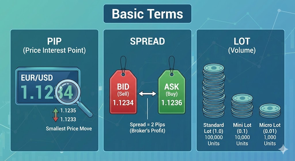 Forex nedir? Forex piyasasında ki bilgileri içeren tablo